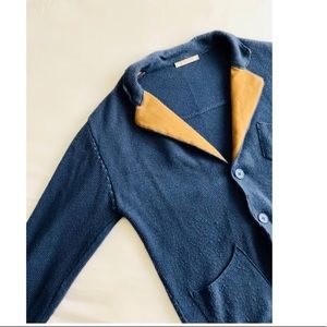 Scissors Men’s Blue Knit Sport Coat